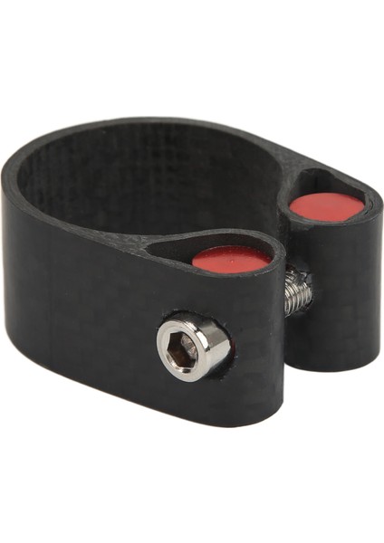 Bisiklet Seatpost Kelepçe Karbon Fiber Dağ Bisikleti Tüp Klips Siyah Cnc Kesme Seatpost Yaka Yol Bisikletleri Için 30.8 / 31.6 mm (Yurt Dışından)