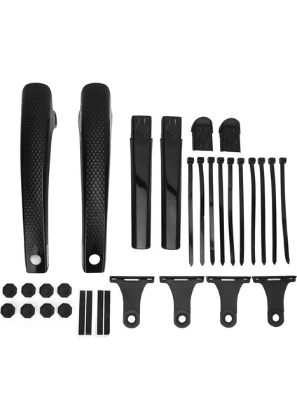 1 Çift Hızlı Bırakma Bisiklet Çamurluk Çakıl Yol Bisikleti Için Evrensel Ön Arka Çamurluk Koruyucu Lastik Genişliği Altında 50MM (Yurt Dışından)