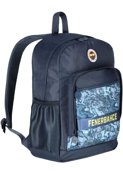 Fenerbahçe Orjinal Lisanslı Kolon Detaylı Kamuflaj Sırt Çantası -okul çantası, spor çantası25717