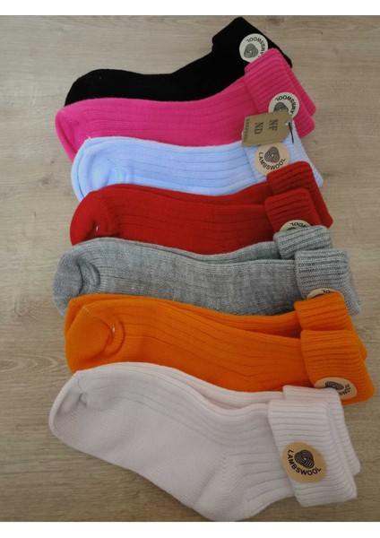 Yünlü Çorap Soket Fitilli Kadın Bot Çorabı, Kalın Kışlık Kokulu Uçukpembe Yılbaşı Çorabı fırsatları