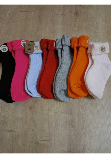 Yünlü Çorap Soket Fitilli Kadın Bot Çorabı, Kalın Kışlık Kokulu Uçukpembe Yılbaşı Çorabı indirimleri