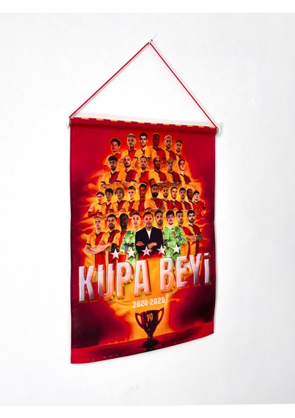 Saten Kumaş Poster (50X70 Cm) - Kupa Beyi Temalıdır fiyatları