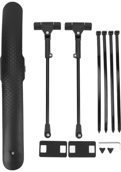 Bisiklet Çamur Muhafızları Pp Bisiklet Çamurluk Kalınlaşmak Tekerlek Çamurluk Sıçramasına Guard ile Ayarlanabilir Braket Için Yol Bisikletleri Ön (Yurt Dışından)