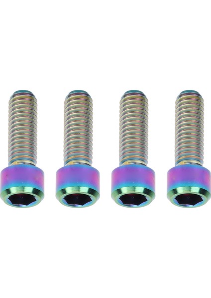 4 Adet Disk Fren Vidalar Dağ Bisikleti Kaliper Bisiklet Malzemeleri Ti Alaşım M6X18MM Renkli (Yurt Dışından) fiyatları