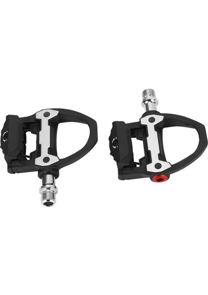Bisiklet Pedalları Klipsiz Hafif 14MM Standart Dişli Delik Yol Bisikleti Kendinden Kilitleme Pedallar Cleats ile Spd Sl Sistemi 6 Derece (Yurt Dışından)