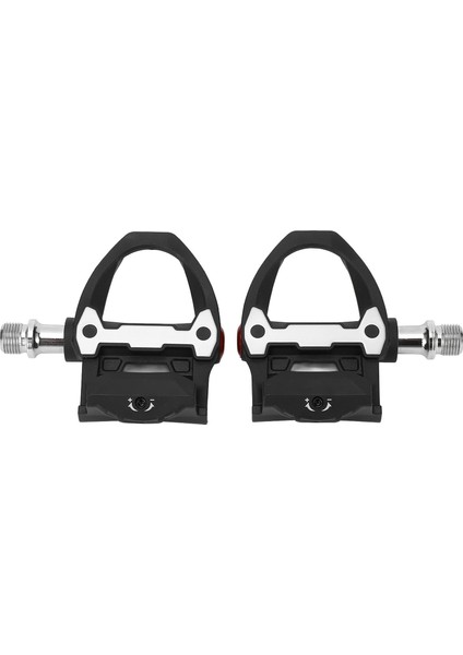 Bisiklet Pedalları Klipsiz Hafif 14MM Standart Dişli Delik Yol Bisikleti Kendinden Kilitleme Pedallar Cleats ile Spd Sl Sistemi 6 Derece (Yurt Dışından)