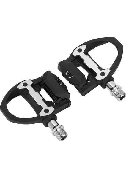 Bisiklet Pedalları Klipsiz Hafif 14MM Standart Dişli Delik Yol Bisikleti Kendinden Kilitleme Pedallar Cleats ile Spd Sl Sistemi 6 Derece (Yurt Dışından)