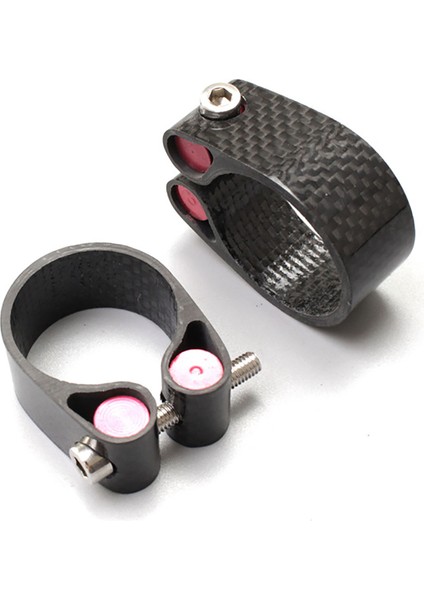 Bisiklet Seatpost Kelepçe Firma Kilitleme Karbon Fiber Bisiklet Seatpost Tüp Klips Dağ Bisiklet Aksesuarı 30.8 Mat (Yurt Dışından)