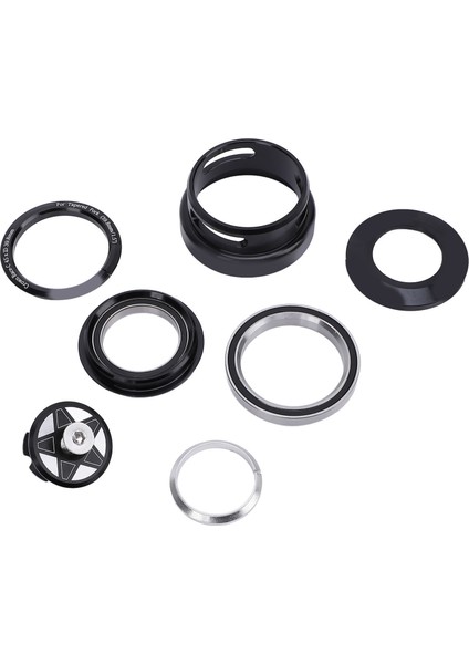 Bisiklet Yokuş Aşağı Kulaklık 44 Ila 49.7 mm Bisiklet Aksesuar Için 1.5 Konik Tüp Ön Çatal Rulman DH-497F (Yurt Dışından)