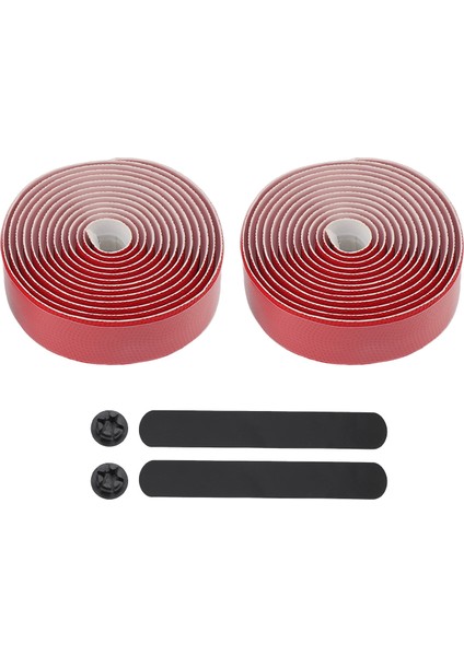 1 Çift Bisiklet Kolu Kaymaz Bant Nefes Hafif Anti Kayma Şok Emme Bisiklet Bisiklet Kolu Kavrama Wrap Bisiklet Kırmızı (Yurt Dışından)