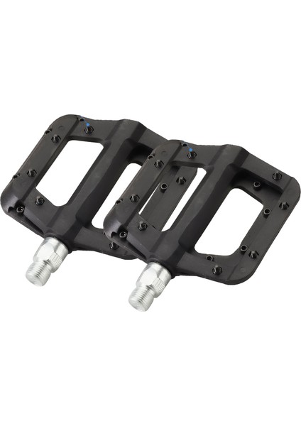 1 Çift Bisiklet Pedalı 9 / 16IN Genişletilmiş Anti Kayma Kolay Kurulum Naylon Fiber Dağ Bisikleti Pedalı Bisiklet Siyah (Yurt Dışından) modelleri
