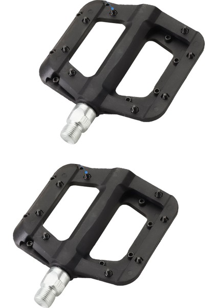 1 Çift Bisiklet Pedalı 9 / 16IN Genişletilmiş Anti Kayma Kolay Kurulum Naylon Fiber Dağ Bisikleti Pedalı Bisiklet Siyah (Yurt Dışından) fırsatları