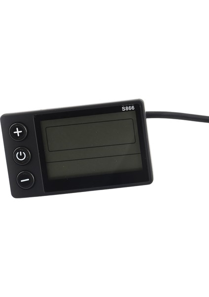 S866 Elektrikli Bisiklet Ekran LCD Metre 24 V 36 V 48 V Elektrikli Scooter Kontrol Paneli ile Sm Fiş (Yurt Dışından)