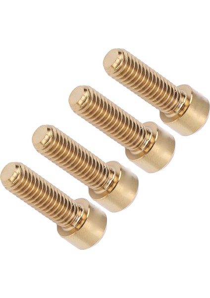 4 Adet Disk Fren Vidalar Dağ Bisikleti Kaliper Bisiklet Malzemeleri Ti Alaşım M6X18MM Altın (Yurt Dışından) modelleri