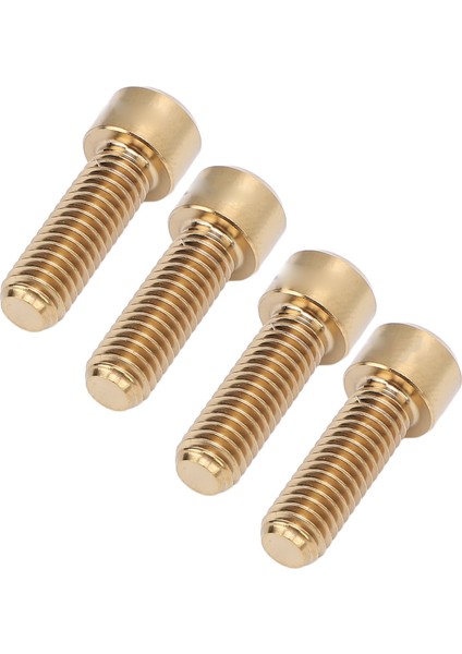 4 Adet Disk Fren Vidalar Dağ Bisikleti Kaliper Bisiklet Malzemeleri Ti Alaşım M6X18MM Altın (Yurt Dışından) fırsatları