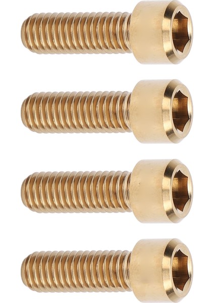 4 Adet Disk Fren Vidalar Dağ Bisikleti Kaliper Bisiklet Malzemeleri Ti Alaşım M6X18MM Altın (Yurt Dışından) indirimleri