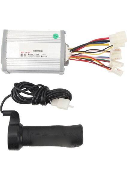 Elektrikli Bisiklet Fırçalı Motor Kontrol Kiti Fırça Motor Hız Kontrol Cihazı Büküm Kavrama Seti 24V 800W (Yurt Dışından)