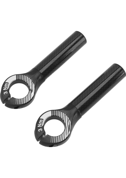 1 Çift Gidon Biter Kapakları ile Karbon Fiber Kolu Kavrama Biter 22.2 mm Çap Dağ Bisikleti Siyah (Yurt Dışından) modelleri