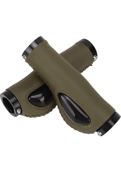 Suni Deri Bisiklet Tutacakları Sıvı Silikon Avuç Içi Ped Şok Emici Gidon Kılıfı Bisiklet Aksesuarları Için Zeytin Yeşili (Yurt Dışından) fırsatları