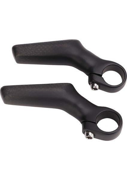 Dağ Bisikleti Gidon Ends 1 Çift Karbon Fiber 3k L Şekli Ergonomik Yol Bisiklet Çubuğu Biter 22.2 mm Bisiklet Gidon Mat (Yurt Dışından)