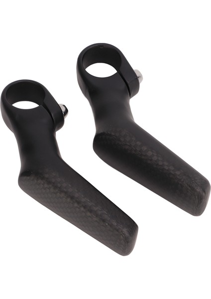 Dağ Bisikleti Gidon Ends 1 Çift Karbon Fiber 3k L Şekli Ergonomik Yol Bisiklet Çubuğu Biter 22.2 mm Bisiklet Gidon Mat (Yurt Dışından) fiyatları