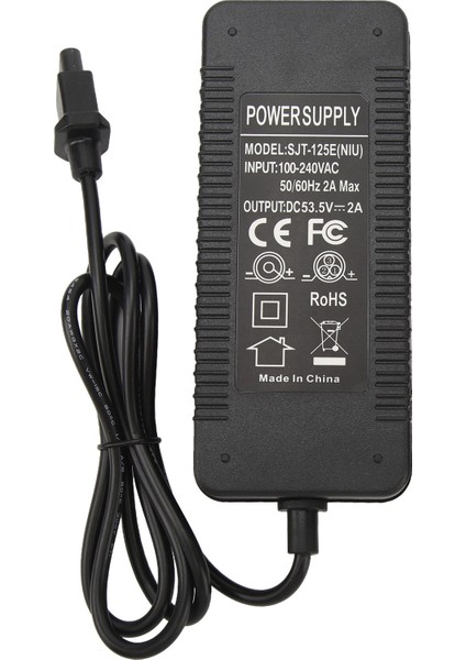 Elektrikli Scooter Şarj Cihazı 53.5 V 2A Evrensel Scooter Pil Güç Adaptörü Elektrikli Bisiklet Için 100-240V Ab Tak (Yurt Dışından) fiyatları