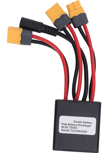 Çiftli Akü Deşarj Dönüştürücü Şarj Konnektörü ile 20V-72V 20A Çiftli Akü Paralel Modülü Adaptörü Değiştirme Için (Yurt Dışından)