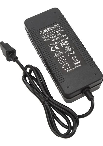 Elektrikli Scooter Şarj Cihazı 53.5 V 2A Evrensel Scooter Pil Güç Adaptörü Elektrikli Bisiklet Için 100-240V Ab Tak (Yurt Dışından) fırsatları