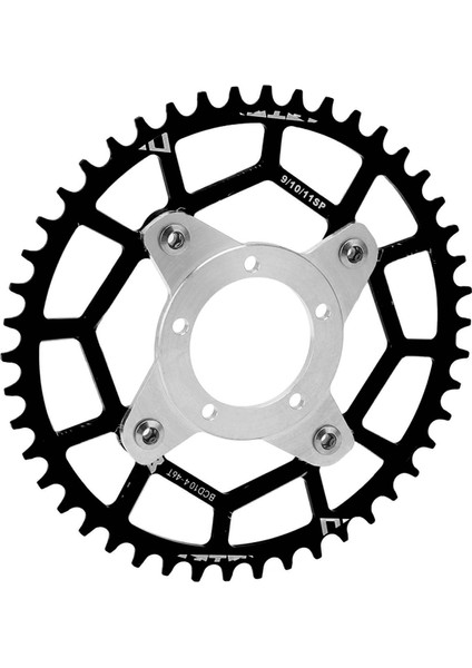 Motorsiklet Dişli Adaptörü Yüksek Sertlik Doğru 46T 104BCD Dişli Adaptörü Bafang BBS01 BBS02 Siyah (Yurt Dışından) indirimleri