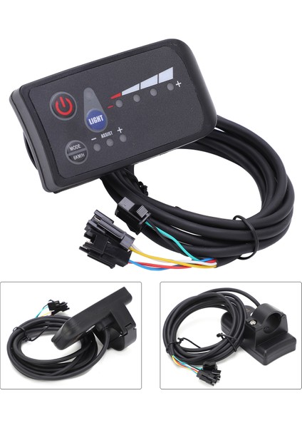 24V Elektrikli Bisiklet Kontrol Paneli LED Güç Göstergesi 810 Gösterge LCD Elektrikli Bisiklet Motor Hız Kontrolü Için (Yurt Dışından)
