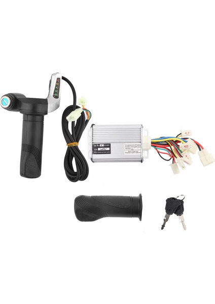 1000W Motor Fırçalanmış Hız Kontrol Cihazı ve Pil Göstergesi Gaz Büküm Kavrama Kilidi ile 48V (Yurt Dışından)