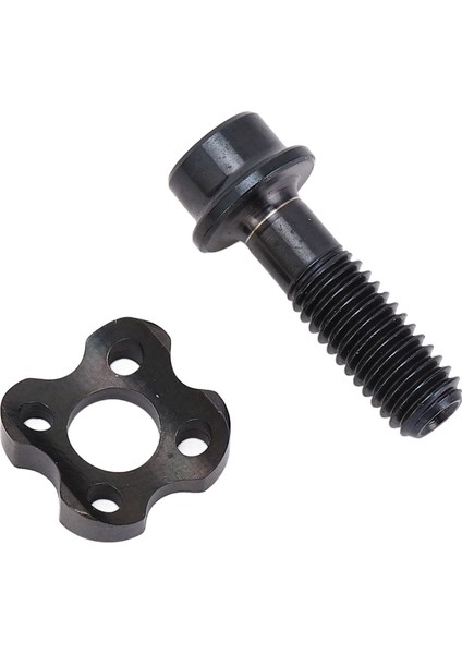 Bisiklet Yı ve Vida Seti Ti Alaşım Siyah Renk Yarım Ay Tasarım Ön Attırıcı Sabitleme Vidası ve Conta (Yurt Dışından) modelleri