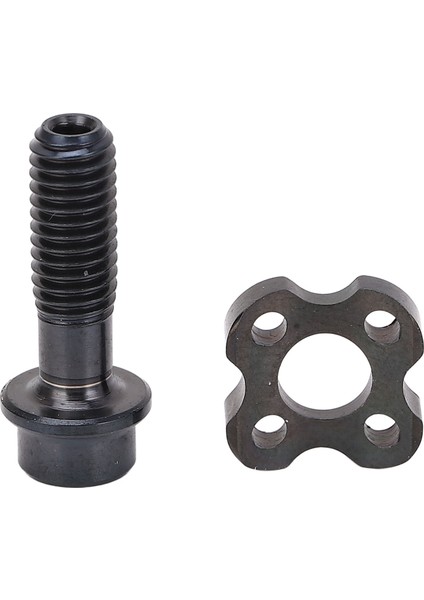 Bisiklet Yı ve Vida Seti Ti Alaşım Siyah Renk Yarım Ay Tasarım Ön Attırıcı Sabitleme Vidası ve Conta (Yurt Dışından) indirimleri