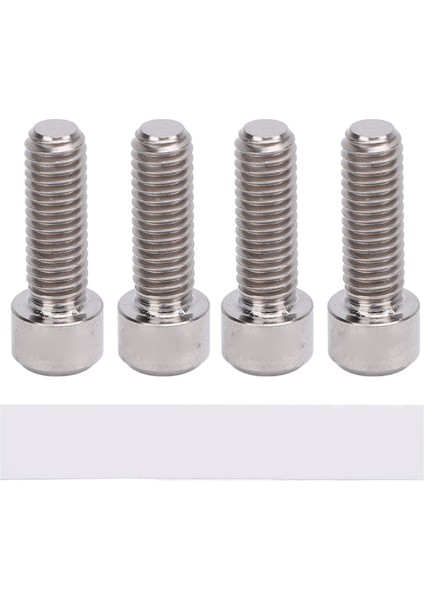 4 Adet Disk Fren Vidalar Dağ Bisikleti Kaliper Bisiklet Malzemeleri Ti Alaşım M6X18MM Ti Renk (Yurt Dışından)