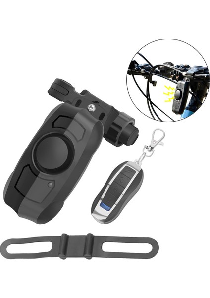 Kablosuz Alarm USB Şarj Anti Hırsızlık Titreşimli Alarm Bisiklet Motosiklet Için Pencere Kapı (Yurt Dışından)