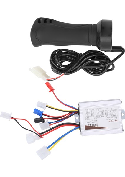 Elektrikli Bisiklet Scooter Üç Tekerlekli Bisikletler Için Uzun Kablolu Gaz Kelebeği Tutacağı ile 24V 500W Fırçalı Hız Kontrol Cihazı (Yurt Dışından) modelleri