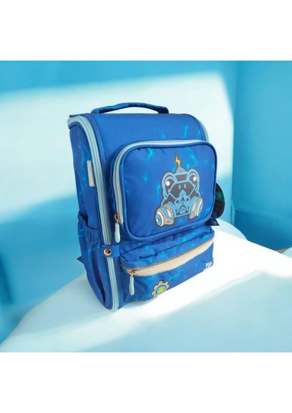 2025 Model Yeni Seri Okul Çantası Model 18 Mavi CN0044 Ags Sistem Süspansiyonlu Ağırlık Hissettirmeyen Çanta