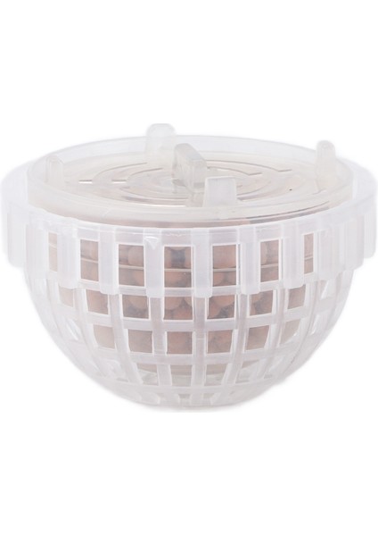 Akvaryum Yosun Topu Tutucu Dalgıç Plastik Balık Tankı Yosun Mineraller Topu Tutucu Karides Gizlemek ve Doğurmak (Yurt Dışından)