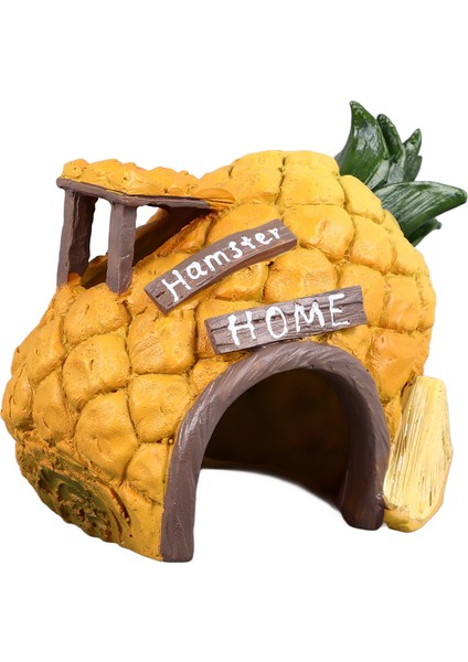 Akvaryum Reçine Dekorasyon Eğlenceli Simülasyon Yenilikçi Peyzaj Akvaryum Hideout Ev Su Tankı Akvaryum Ananas (Yurt Dışından) modelleri