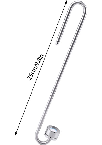 2 Tip Paslanmaz Çelik Karbon Dioksit Difüzör Atomizer Balık Tankı Malzemeleri Akvaryum Ekipmanları (Yurt Dışından)