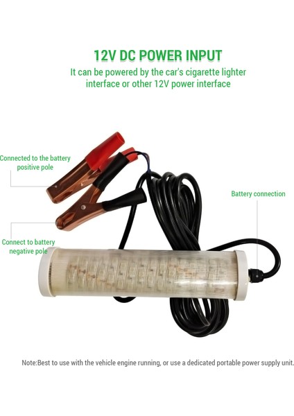 12V 120/150 LED Dalgıç Balıkçı Işığı Sualtı Balık Bulucu Lamba (Yurt Dışından) indirimleri