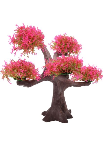 Akvaryum Bitki Süsleme Simülasyon Yapay Güzel Manzara Balık Tankı Dekorasyon Pembe (Yurt Dışından) modelleri