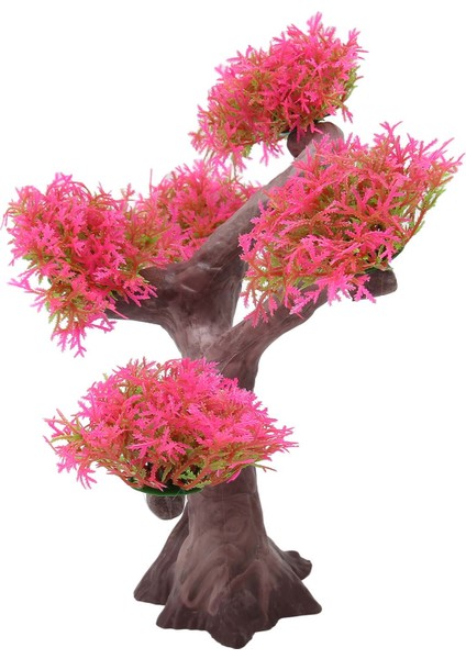 Akvaryum Bitki Süsleme Simülasyon Yapay Güzel Manzara Balık Tankı Dekorasyon Pembe (Yurt Dışından) fırsatları