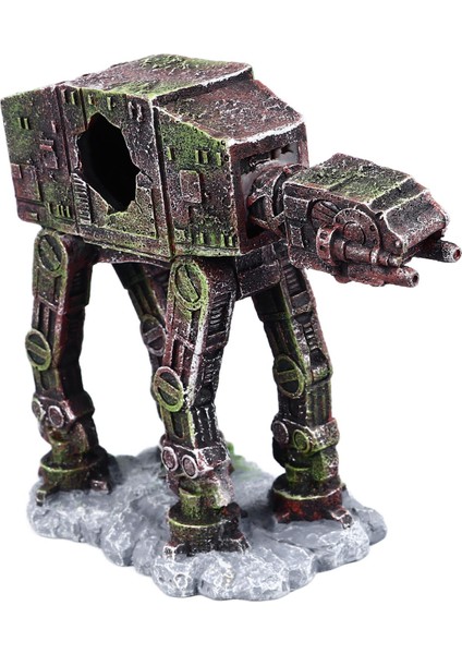 Akvaryum Robot Köpek Dekorasyon Reçine Istikrarlı Taban Balık Tankı Hideout Heykeli Süs Ev Için S (Yurt Dışından) fırsatları