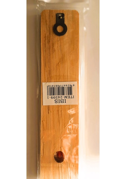 Ibıs - Ahşap Termometre -15 cm x 3,5 cm - 24599-1