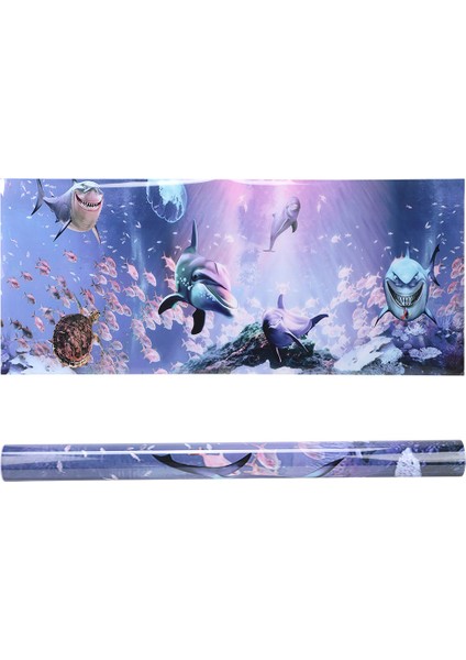 Arka Plan Posteri Dekoratif Boyama Pvc Etiket Manzara Resmi Akvaryum Balıkları Için TANK61X30CM (Yurt Dışından)