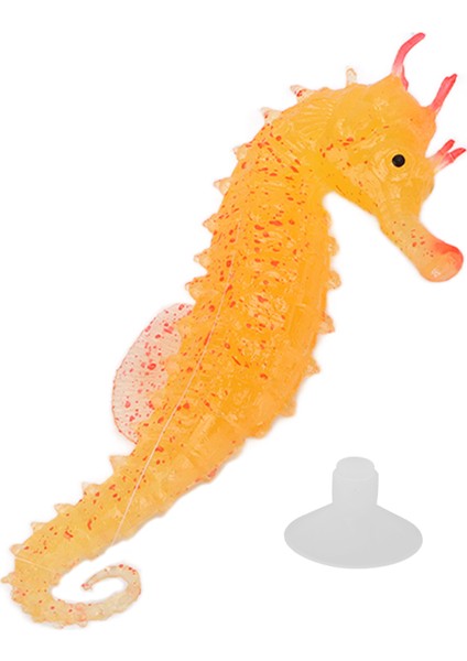 Aquariumsyellow Için Emme ile Simülasyon Denizatı Gerçekçi Aydınlık Silikon Hipokampus (Yurt Dışından) modelleri