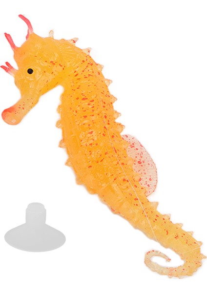Aquariumsyellow Için Emme ile Simülasyon Denizatı Gerçekçi Aydınlık Silikon Hipokampus (Yurt Dışından) fırsatları
