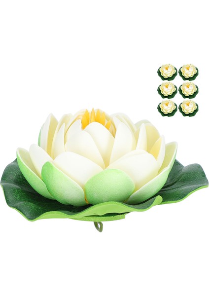 Akvaryum Için 6 Adet Küçük Lotus Çiçeği Mini Plastik Çiçekler Çok Renkli Simülasyon (Yurt Dışından) indirimleri