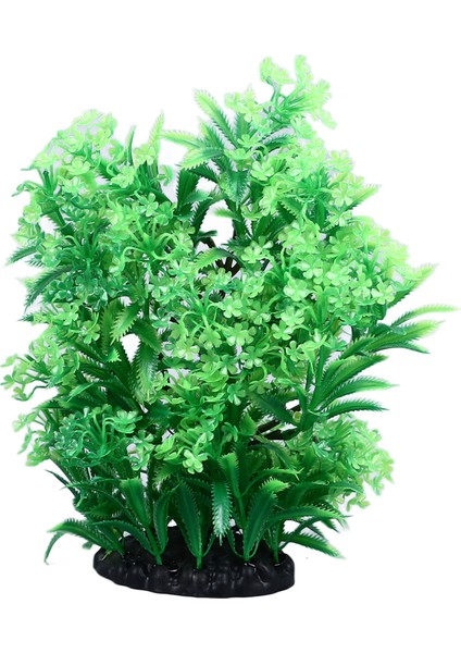 Balık Tankı Bitki Dekorasyon Simülasyon Güzel Yapay Akvaryum Su Tesisi Tabanı ile Ev Için (Yurt Dışından)